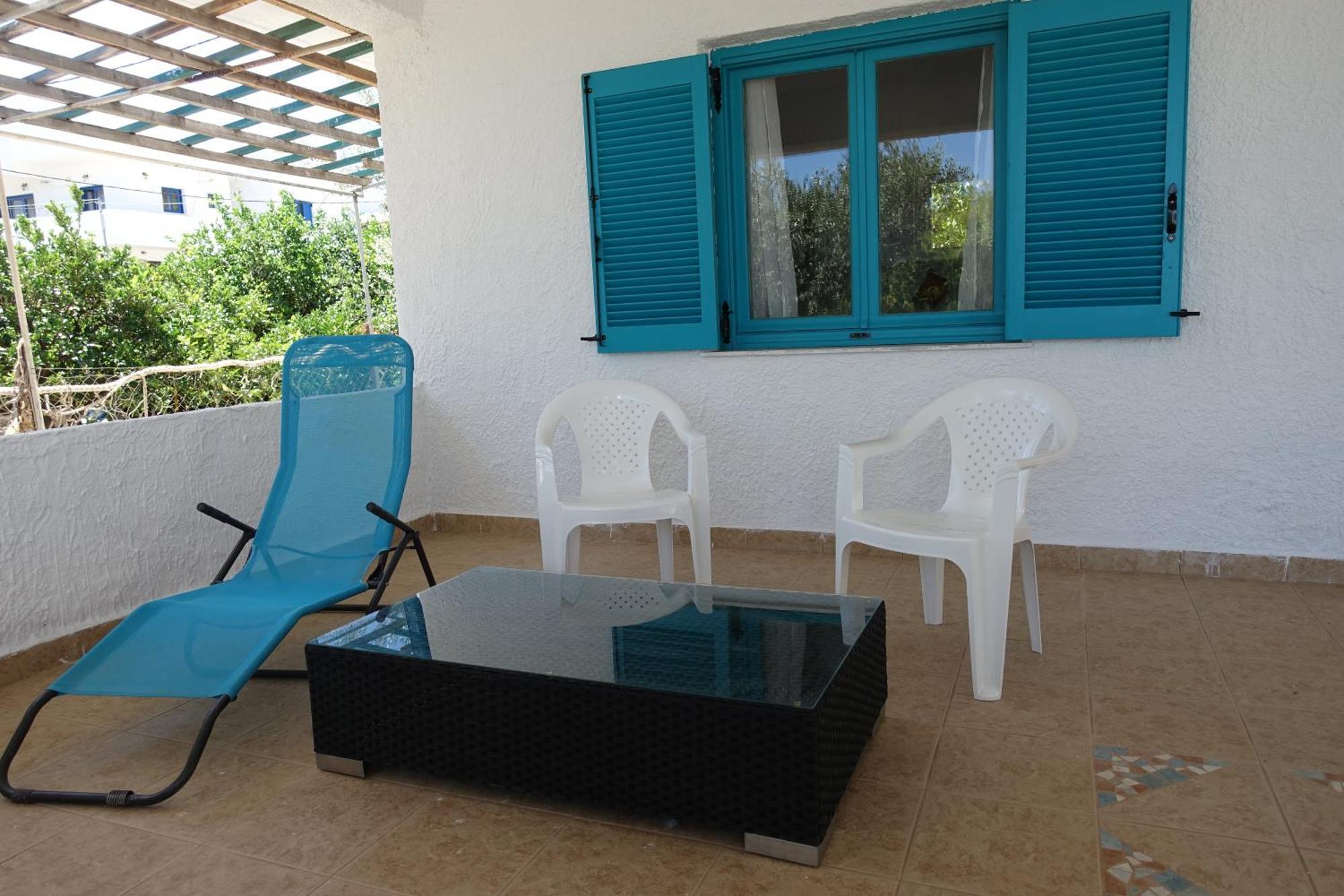 Studio In Villa In Kalloni Direkt Am Meer Bagian luar foto
